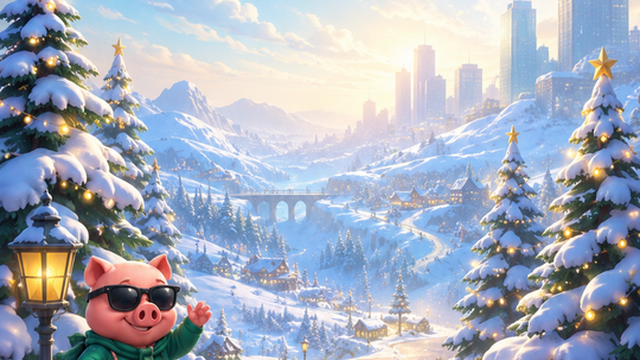 PiggyRun havi túlélés téli pálya